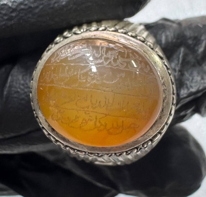 انگشتر فاخر کلکسیونی خطی عقیق ( 12002 )