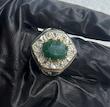 انگشتر زمرد دست ساز ( 14004 )