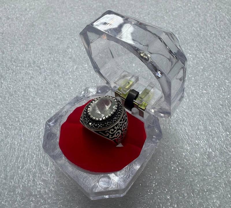 انگشتر اکوامارین دست ساز ( 14501 )