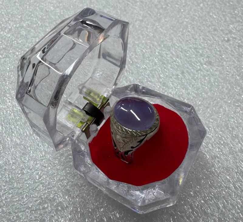 انگشتر عقیق سوسنی ( 12004 )