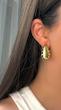 گوشواره قطره‌ای نگین دار