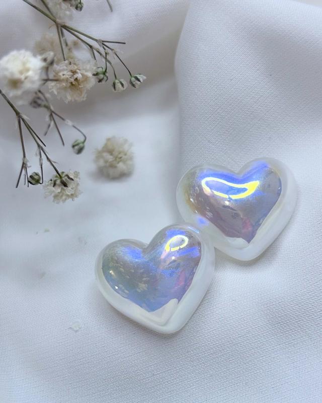 گوشواره سنگی قلبی 