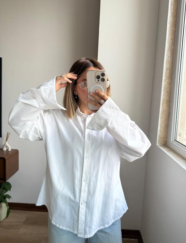 شومیز بیسیک سفید