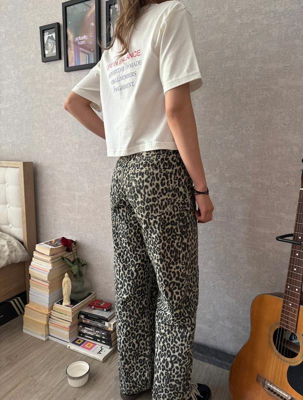 شلوار جین leopard 
