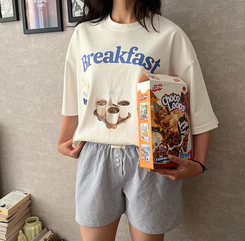 تیشرت breakfast 