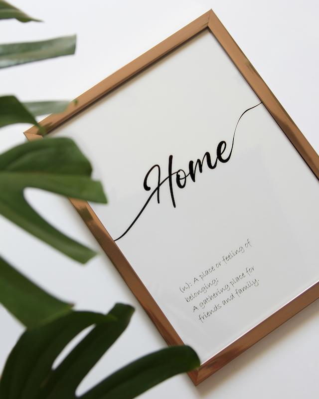 تابلو دکوراتیو ویما طرح Home 2
