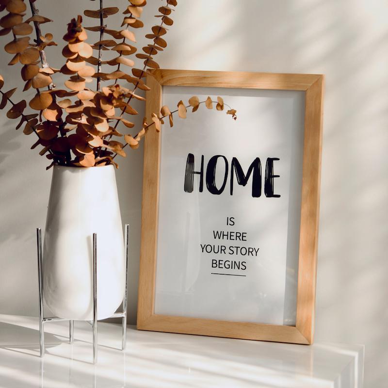 تابلو دکوراتیو ویما طرح Home 1