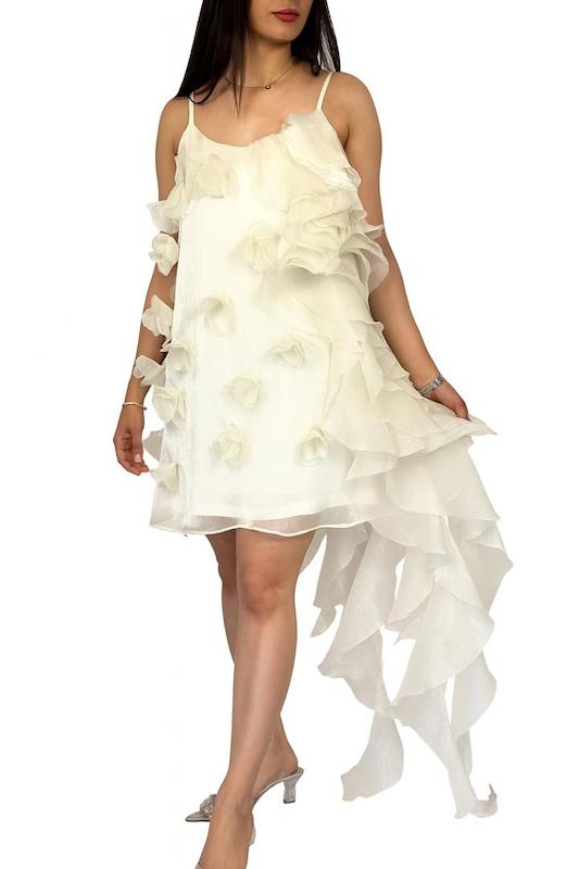 پیراهن حریر مجلسی