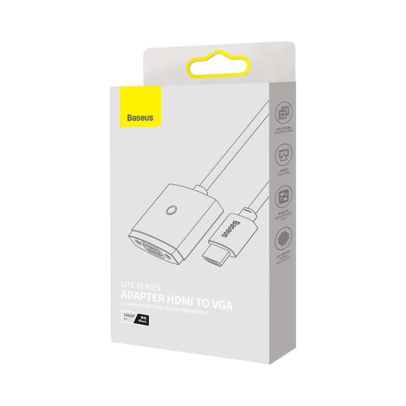 کابل تبدیل HDMI به VGA باسئوس مدل Baseus Airjoy BS-OH011
