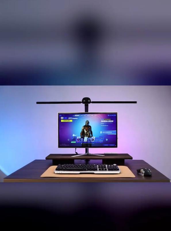 چراغ رومیزی دو بازویی تاشو Double Arms Folding Fill Light