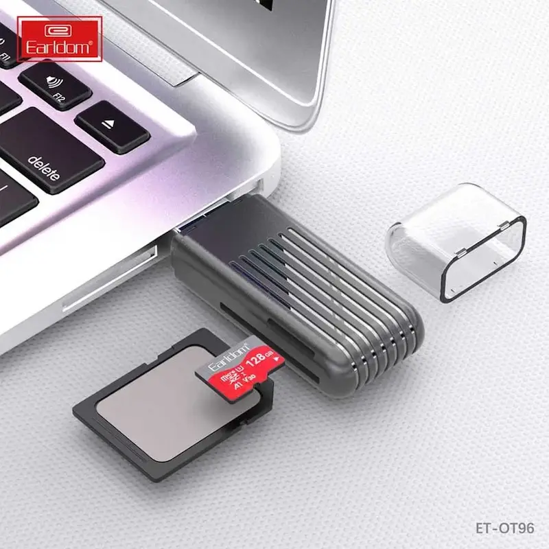 کارت‌خوان ارلدام مدل 2IN1 Card Reader OT96