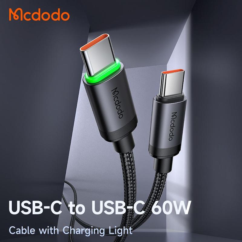 کابل شارژ سریع تایپ سی به تایپ سی 60 وات 3 آمپر مک دودو مدل MCDODO CA-4410