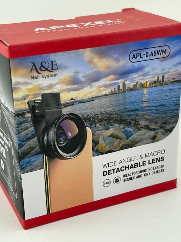 لنز عکاسی ماکرو 4 انگشتی مدل apl_0.45 wm اپیکسل APEXEL