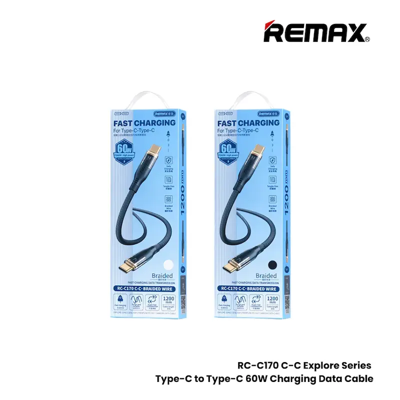 کابل دو سر تایپ سی ریمکس مدل RC-C170 C-C