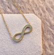 گردنبند  infinity استیل