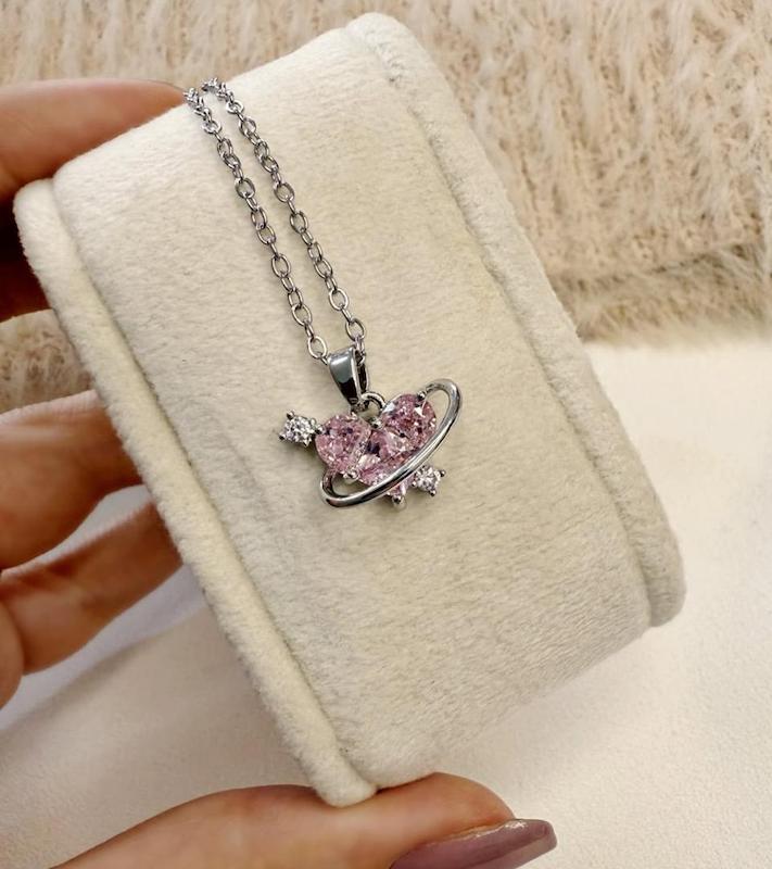 گردنبند کرستالی قلب