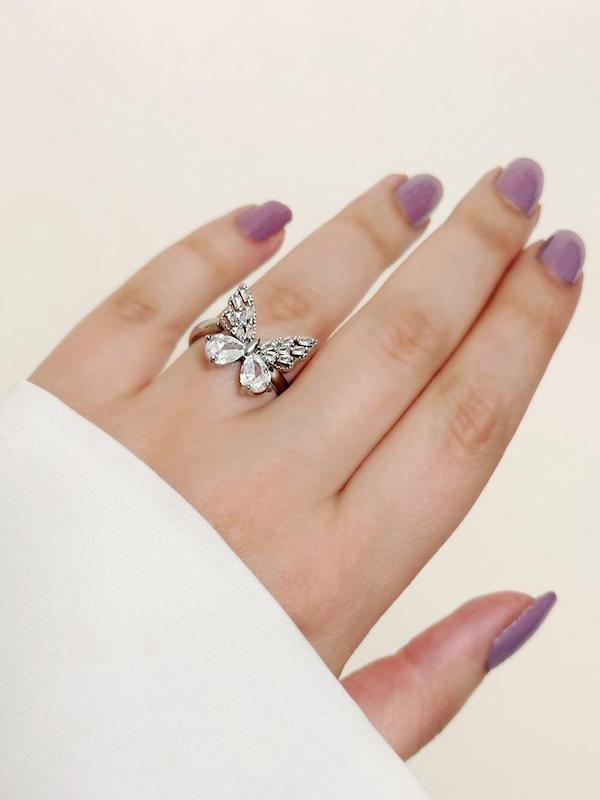 انگشتر جواهری پروانه 