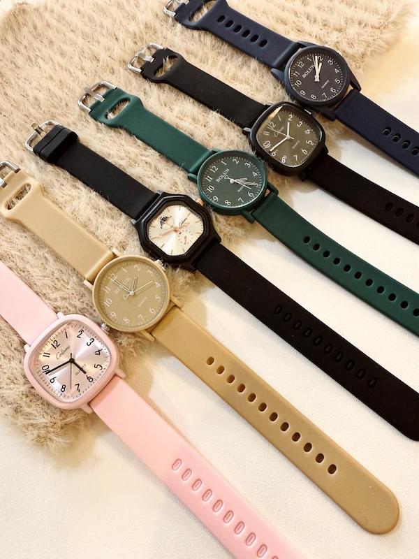 ساعت سیلیکونی رنگبندی 