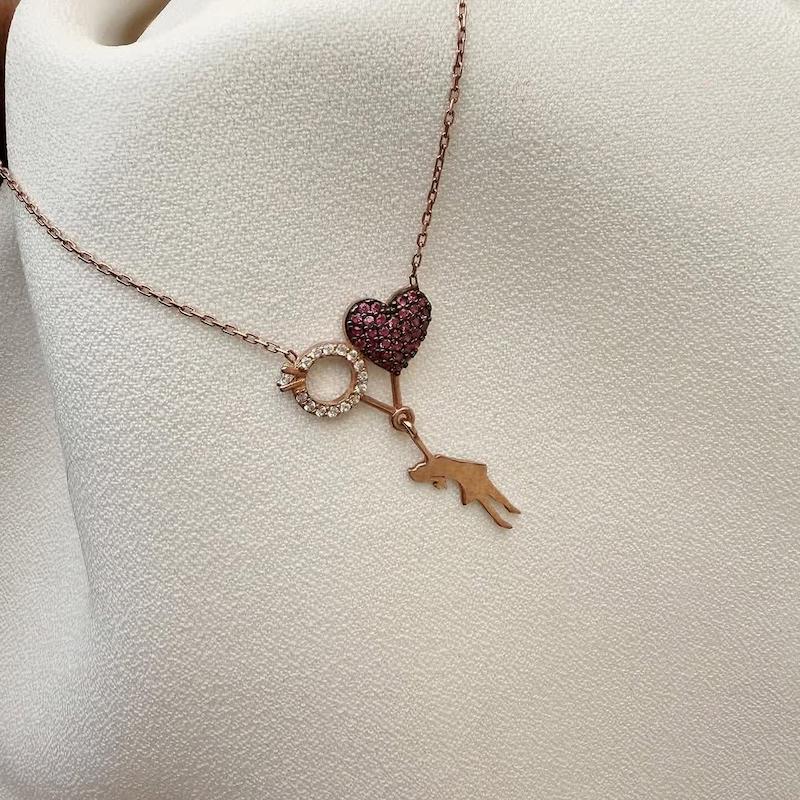 گردنبند نقره ۹۲۵ وارداتی