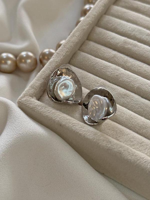 گوشواره صدف دفرمه 