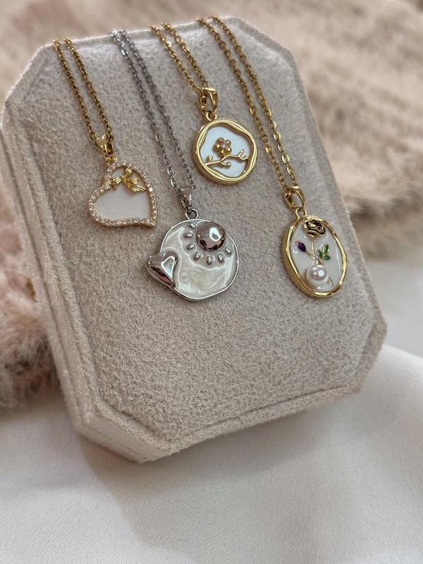 گردنبند مینا کاری 