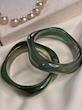 دستبند رزینی سبز 