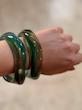 دستبند رزینی سبز 