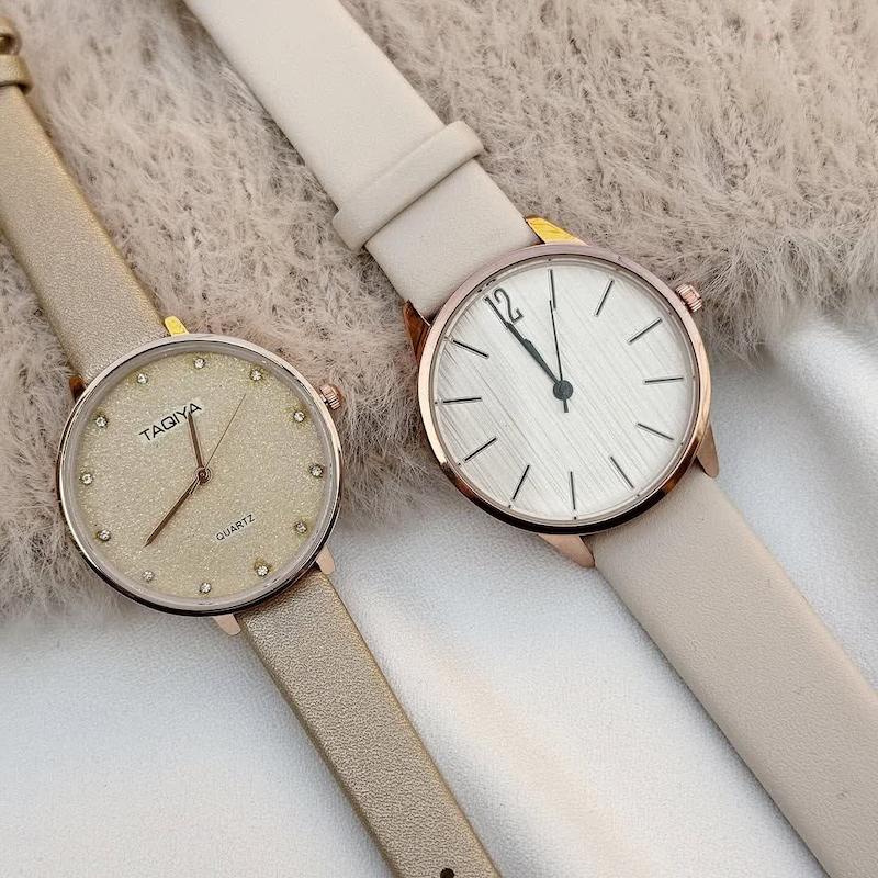 ساعت کرم _ طلایی 