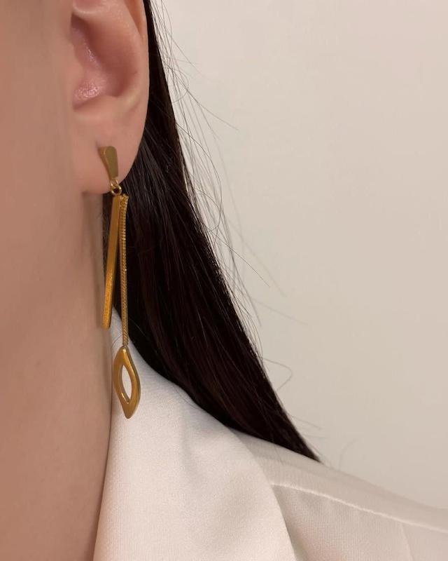 گوشواره استیل بلند 