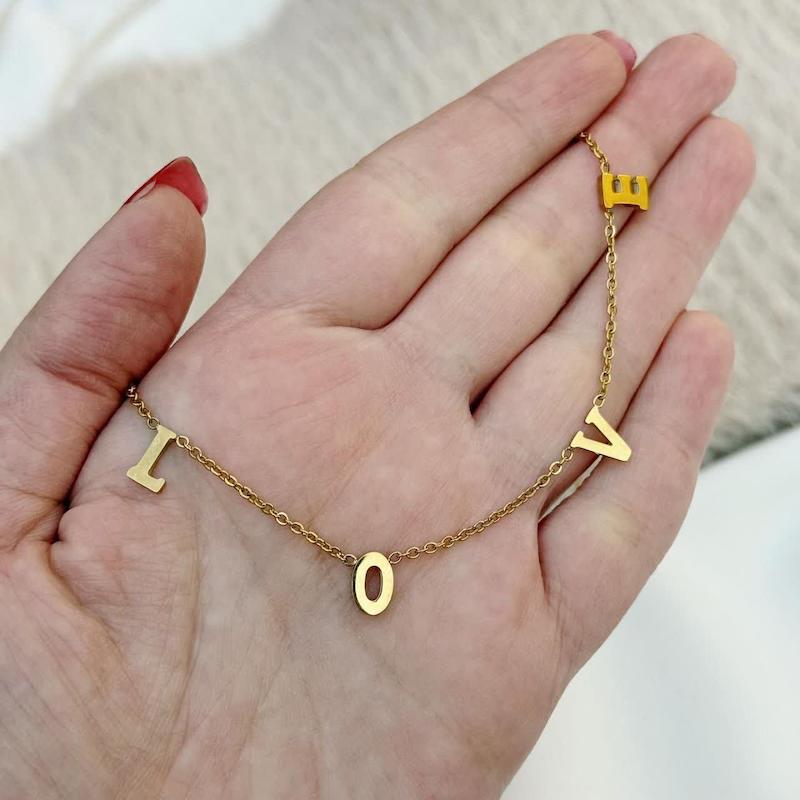 گردنبند love استیل