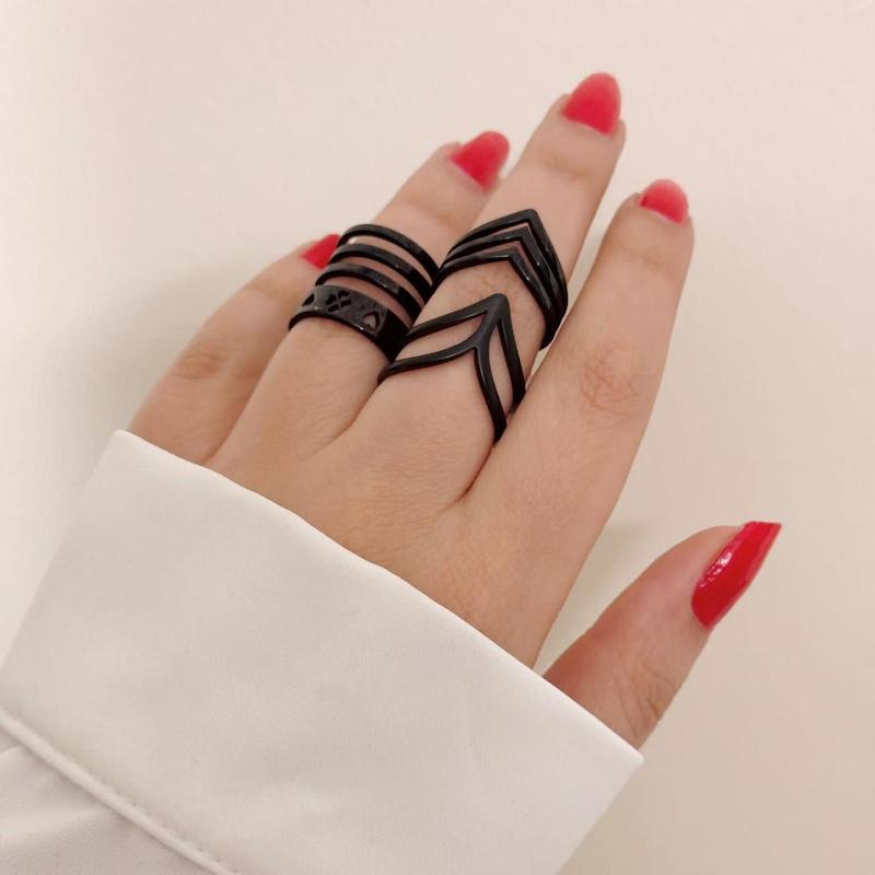 انگشتر استیل مشکی 