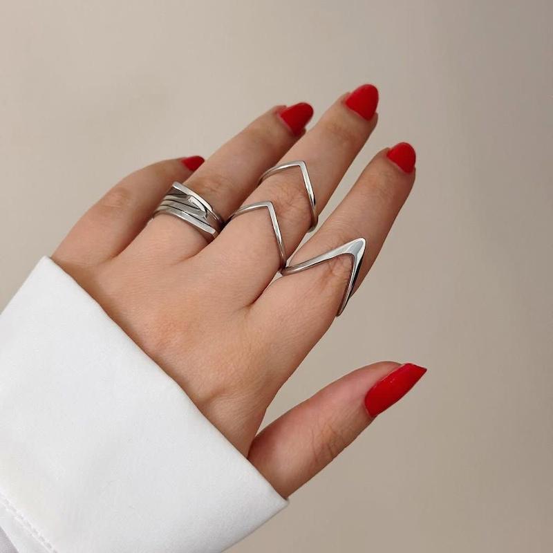 انگشتر های استیل 