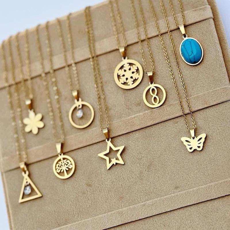 گردنبند های مینیمال استیل 