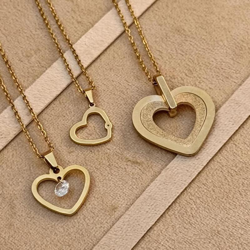 نیم ست های قلبی استیل