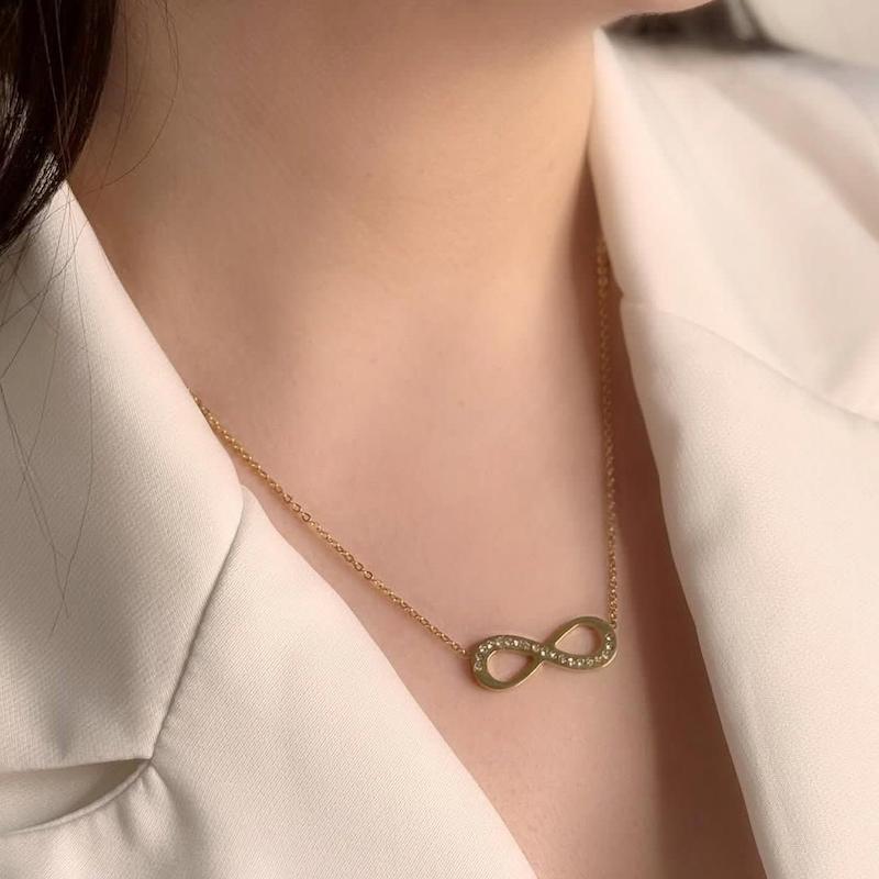 گردنبند  infinity استیل