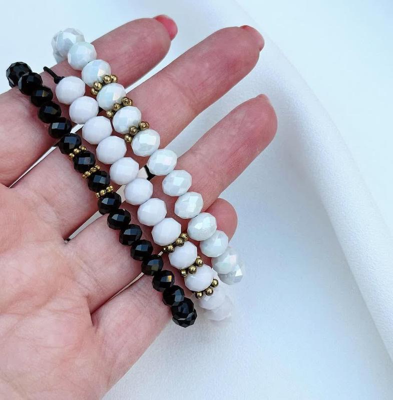 دستبند کریستالی فری سایز