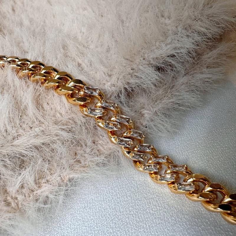 دستبند رزگلد کارتیر نگین