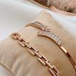 دستبند های کریستالی رزگلد