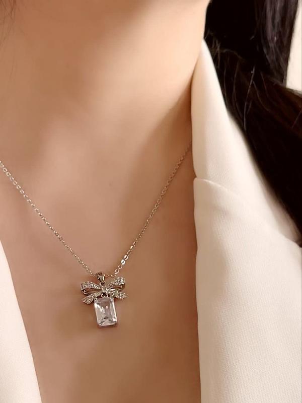 نیم ست پاپیون جواهری