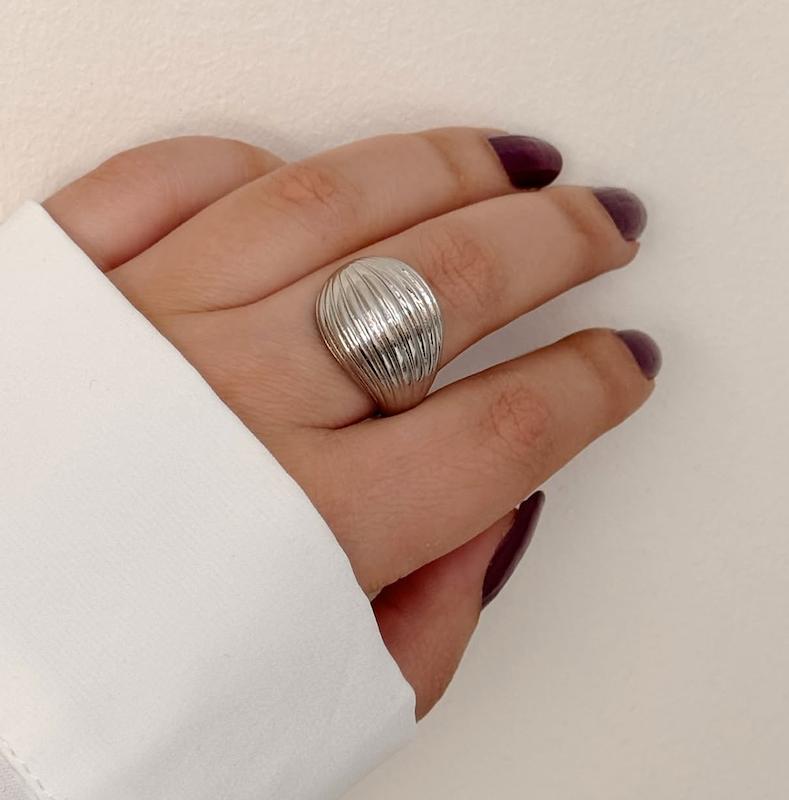 انگشتر فشن برجسته