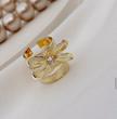 انگشتر پاپیون طلایی