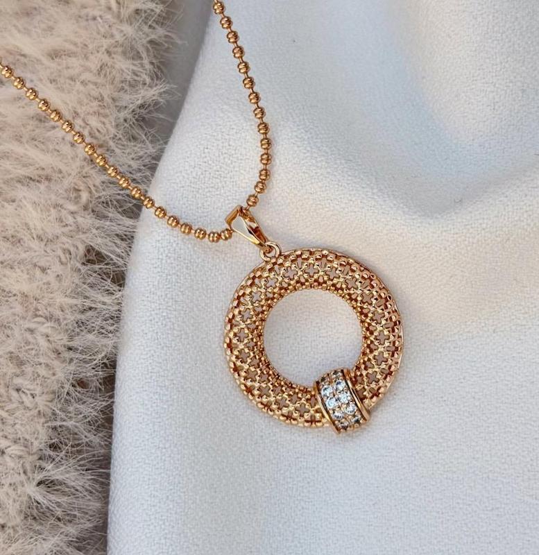 گردنبند ژوپینگ طرح طلا 