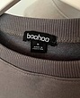 دورس اورسایز توکرکی گلدوزی طوسی DSGN برند boohoo