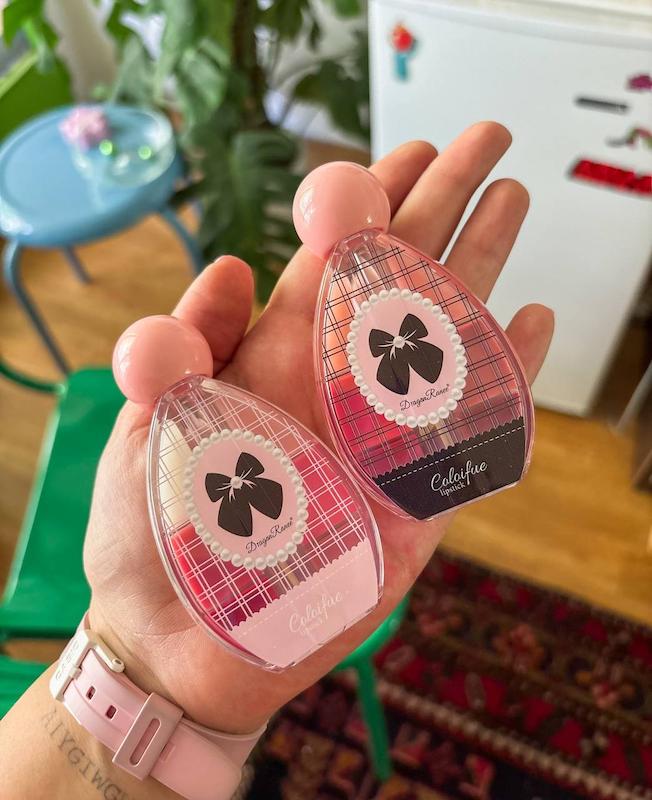 پالت لیپ گلاس و رژ خیس و مخملی کره ای برند dragon ranee