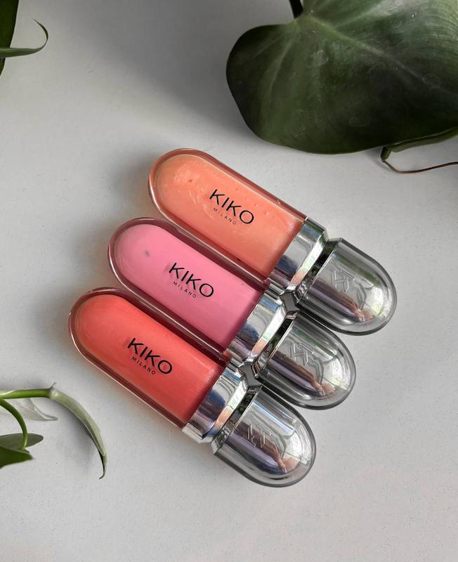 لیپ گلاس کیکو 3D کدهای ۴-۵-۷ برند kiko