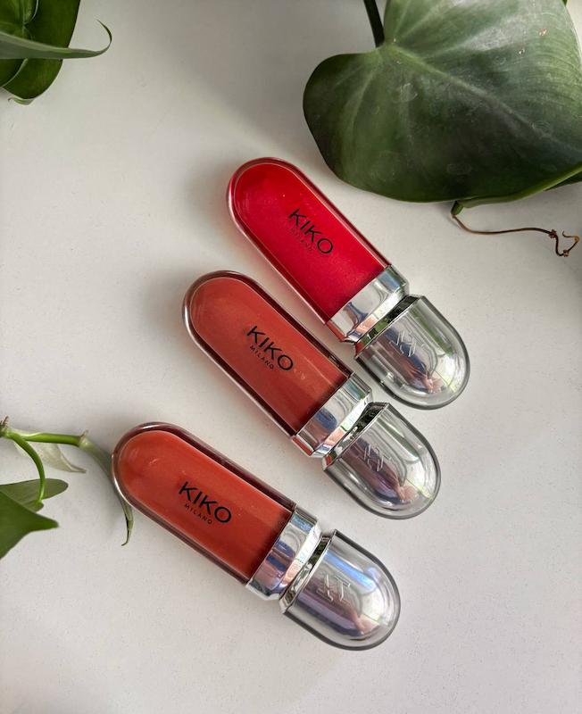 لیپ گلاس کیکو 3D کدهای ۱۰-۱۷-۱۸ برند kiko