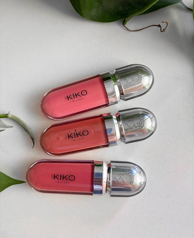 لیپ گلاس کیکو 3D کدهای ۲۵-۳۱-۳۲ برند kiko