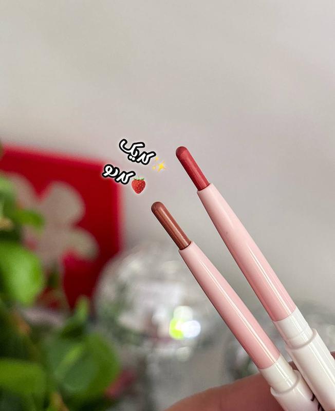 خط چشم و لب مدادی دو رنگ برند novo