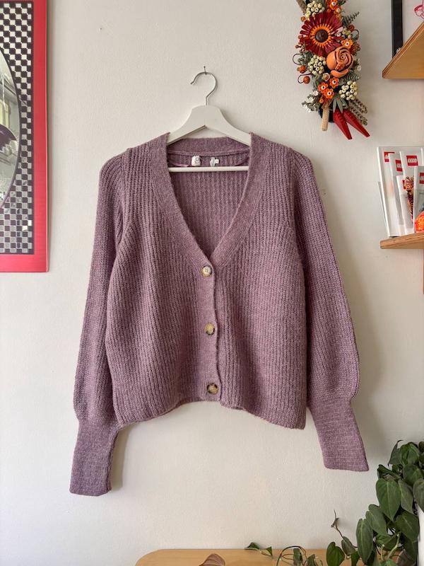 بافت نرم و لطیف کاردیگن یاسی برند Only