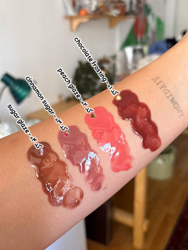 لیپ گلاس candy طرح laneige برند hues queen